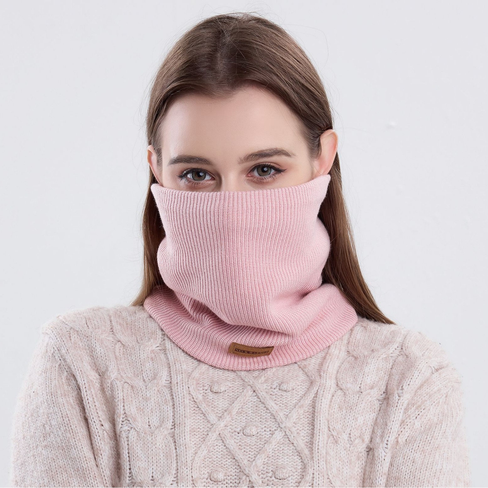 Neck Gaiter Fleece - Calentador de cuello de color liso