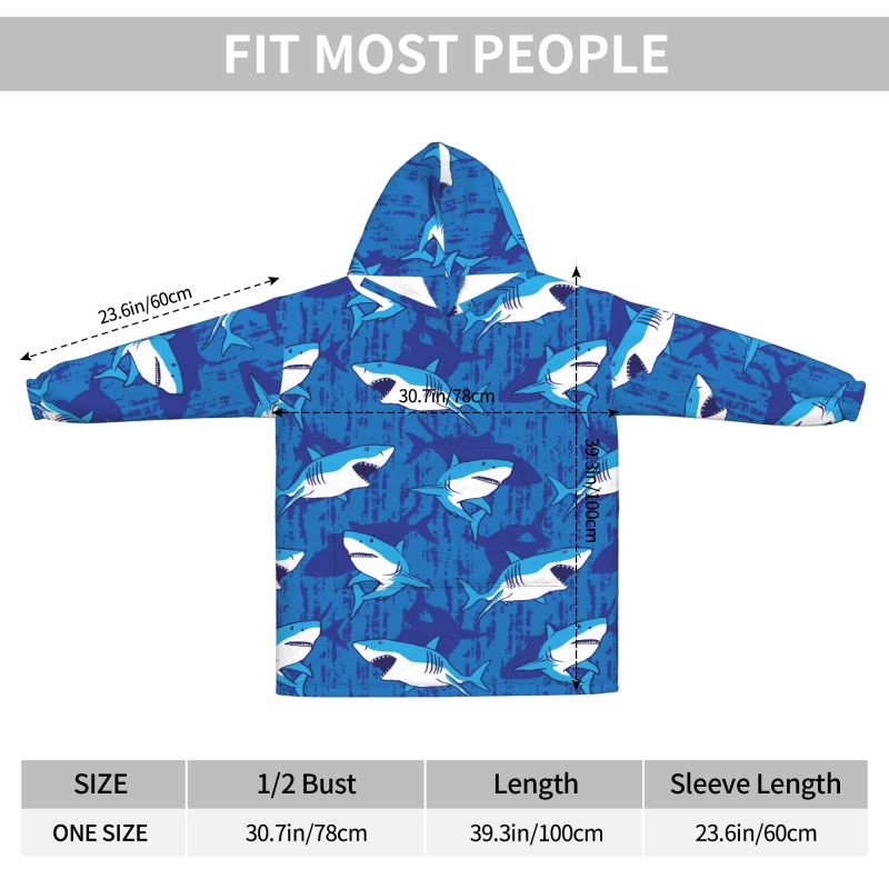 Manta portátil con capucha, es - Sherpa Hoodie Fleece reseña y precio