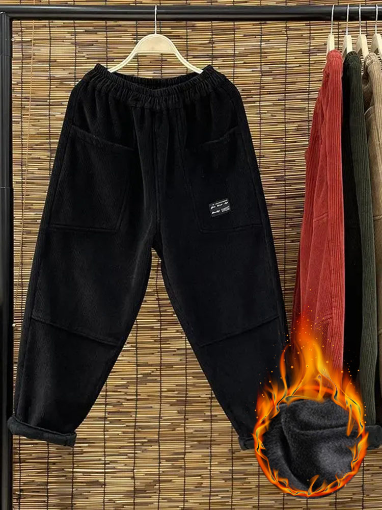 Pantalones bombachos de tercio - Corduroy Pant Warm reseña y precio