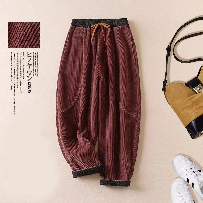 Pantalones harem de pana para  - Corduroy Pant Warm reseña y precio