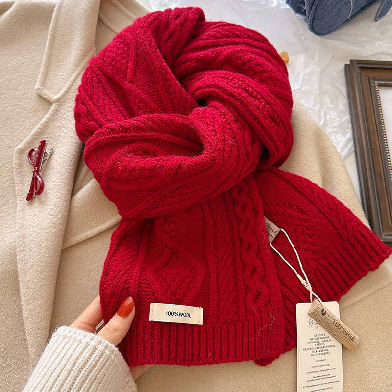 Bufanda de lana de 100% de luj - Shawl Wrap Winter reseña y precio