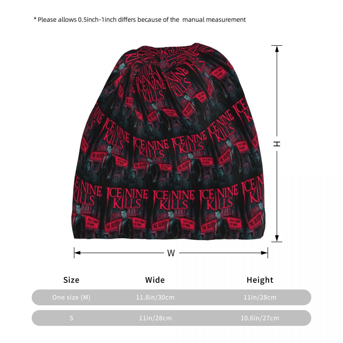 Ice Nine Kills The Silver Scre - Knit Beanie Hat Warm reseña y precio