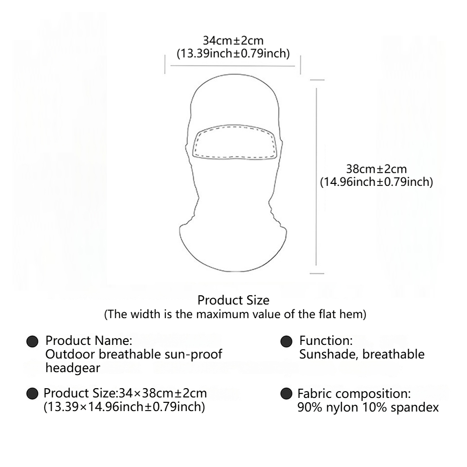 GTUBIKE-gorro pasamontañas tra - Balaclava Ski Mask reseña y precio
