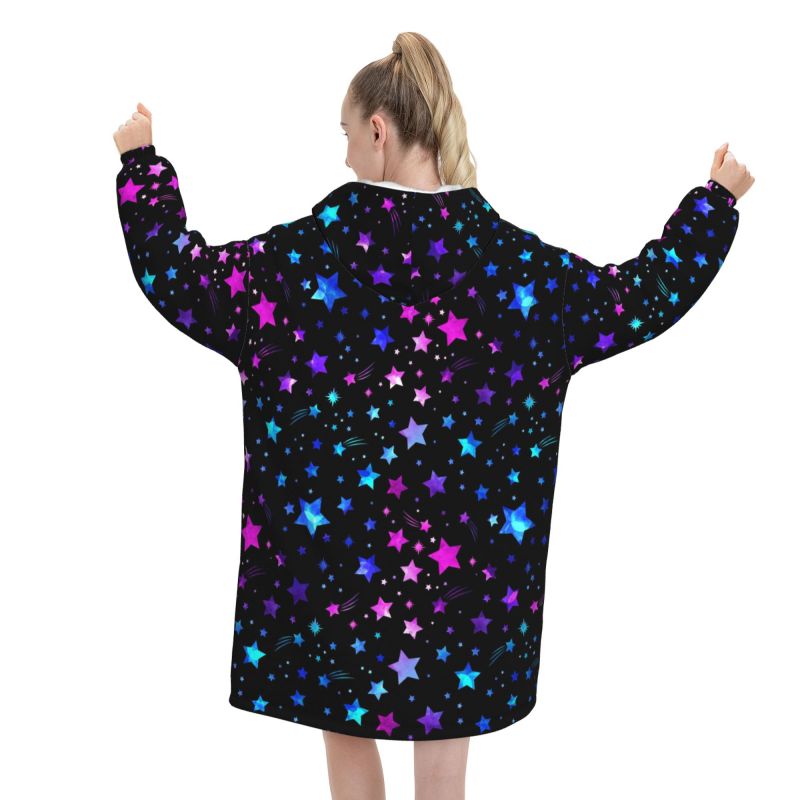 Manta con capucha portátil par - Sherpa Hoodie Fleece reseña y precio